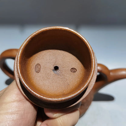 Chinese Yixing Zisha Clay Teapot  Relief Dragon Pot Shi Dabin 450ml