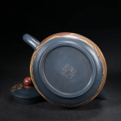 Chinese Yixing Zisha Clay Teapot  Rising Sun arise from the east Pot Ji Yishun 460ml