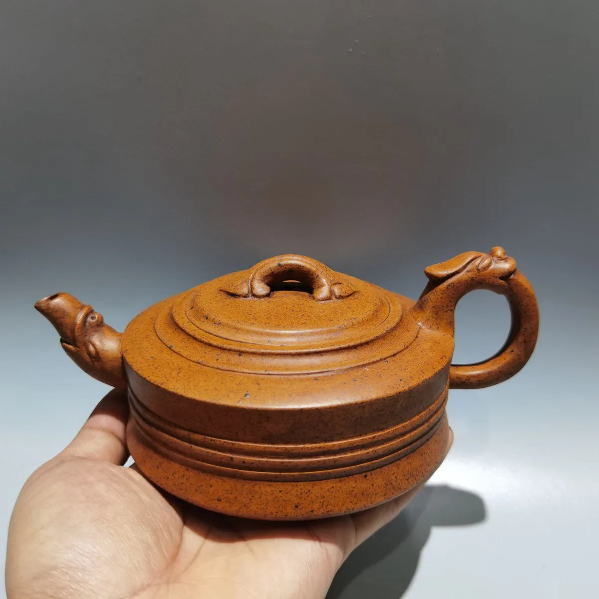 Chinese Yixing Zisha Clay Teapot  Ruyi Dragon Pot Yixing produced 400ml