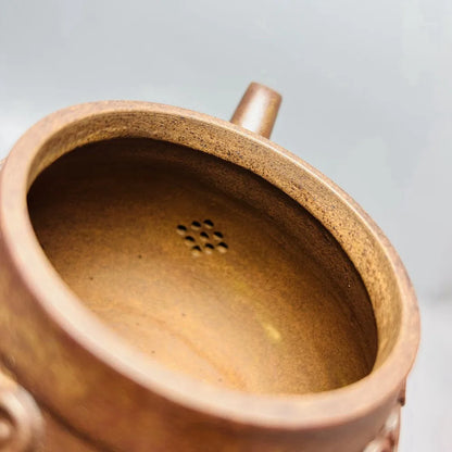 Chinese Yixing Zisha Clay Teapot  Ruyi engraved Pot  Wuling Artists 550ml