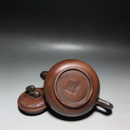 Chinese Yixing Zisha Clay Teapot  Sanyang Kaitai Pot  Shi Dabin 400ml