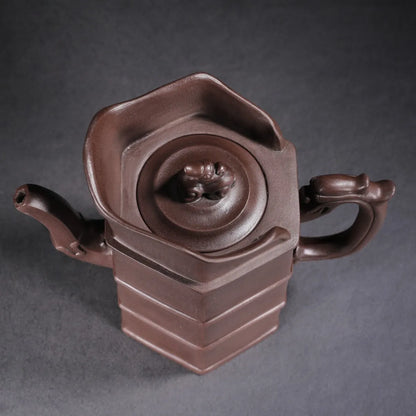 Chinese Yixing Zisha Clay Teapot  Senior Monk Hat Pot Gu Jingzhou 500ml