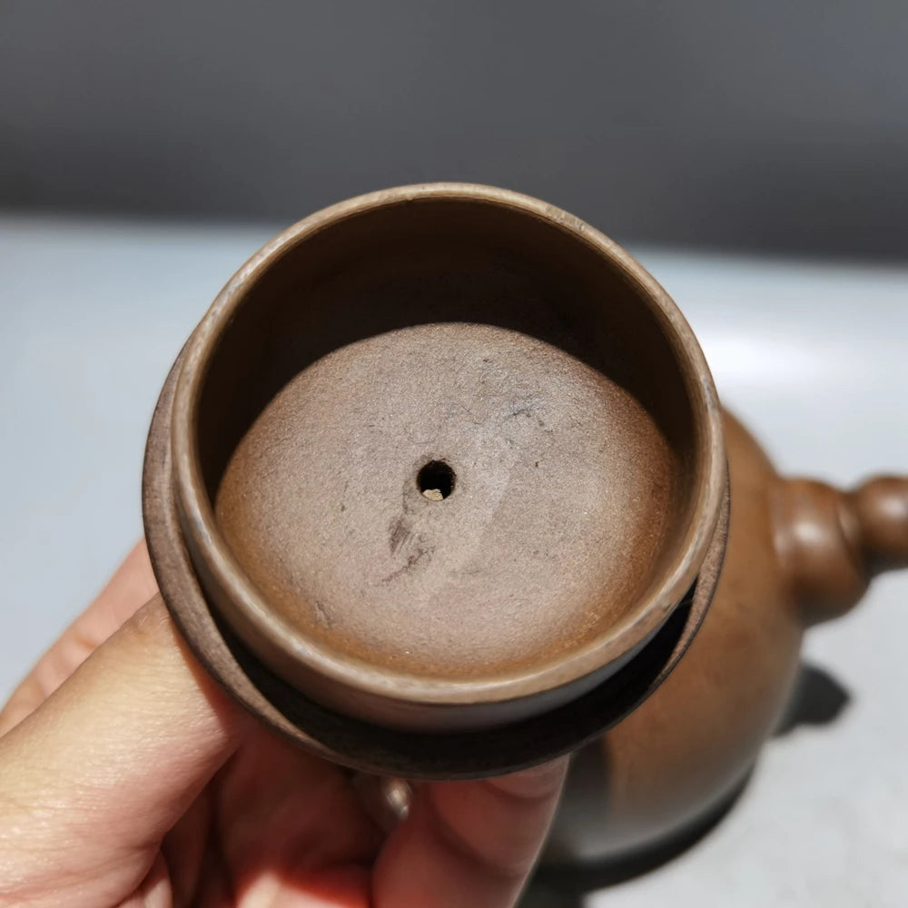Chinese Yixing Zisha Clay Teapot  Shouxing Pot Jinsha Temple Monk 380ml