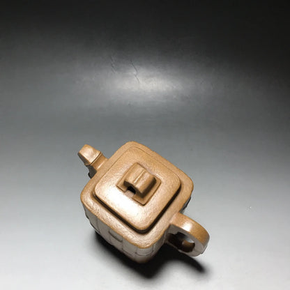 Chinese Yixing Zisha Clay Teapot  Sifang Bamboo Rhyme Pot  Chen Mingyuan 300ml