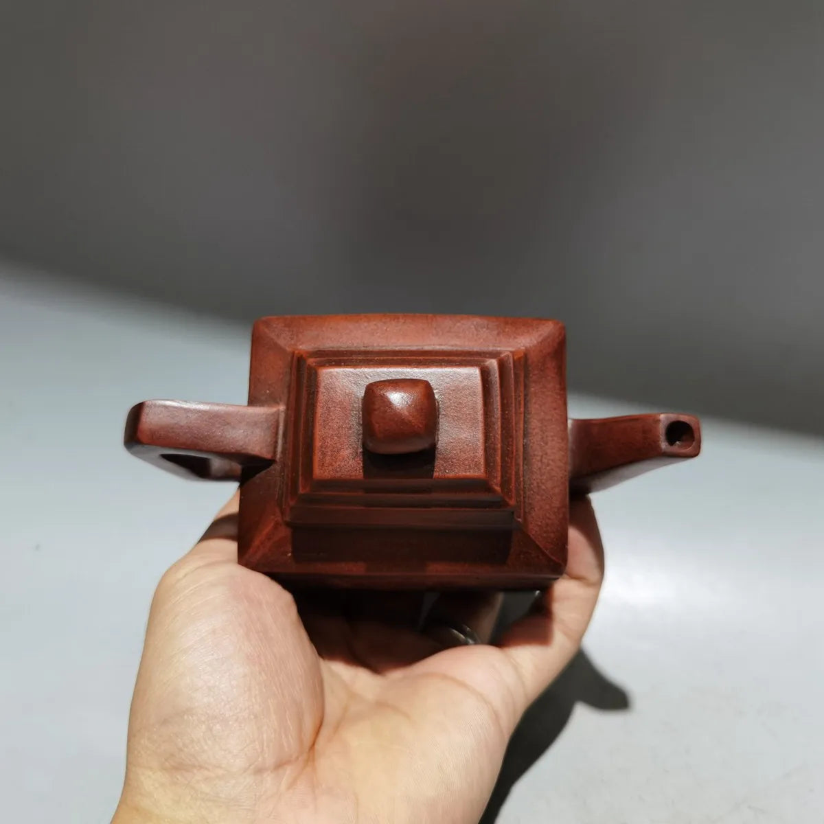 Chinese Yixing Zisha Clay Teapot  Sifang Maiden Image Pot Chen Mingyuan 260ml