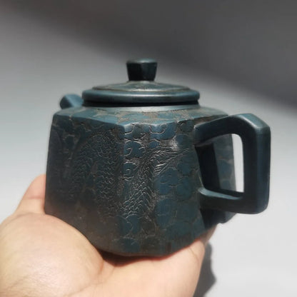 Chinese Yixing Zisha Clay Teapot  Sifang Pot  Gu Jingzhou 380ml