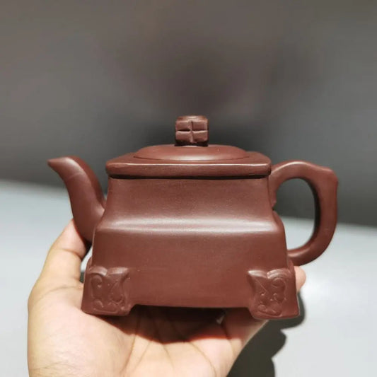 Chinese Yixing Zisha Clay Teapot  Sifang Qingying Pot Xu Hantang 400ml