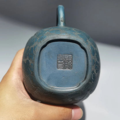Chinese Yixing Zisha Clay Teapot  Sifang Ruyi Pot Gu Jingzhou 380ml