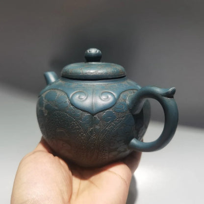 Chinese Yixing Zisha Clay Teapot  Sifang Ruyi Pot Gu Jingzhou 380ml