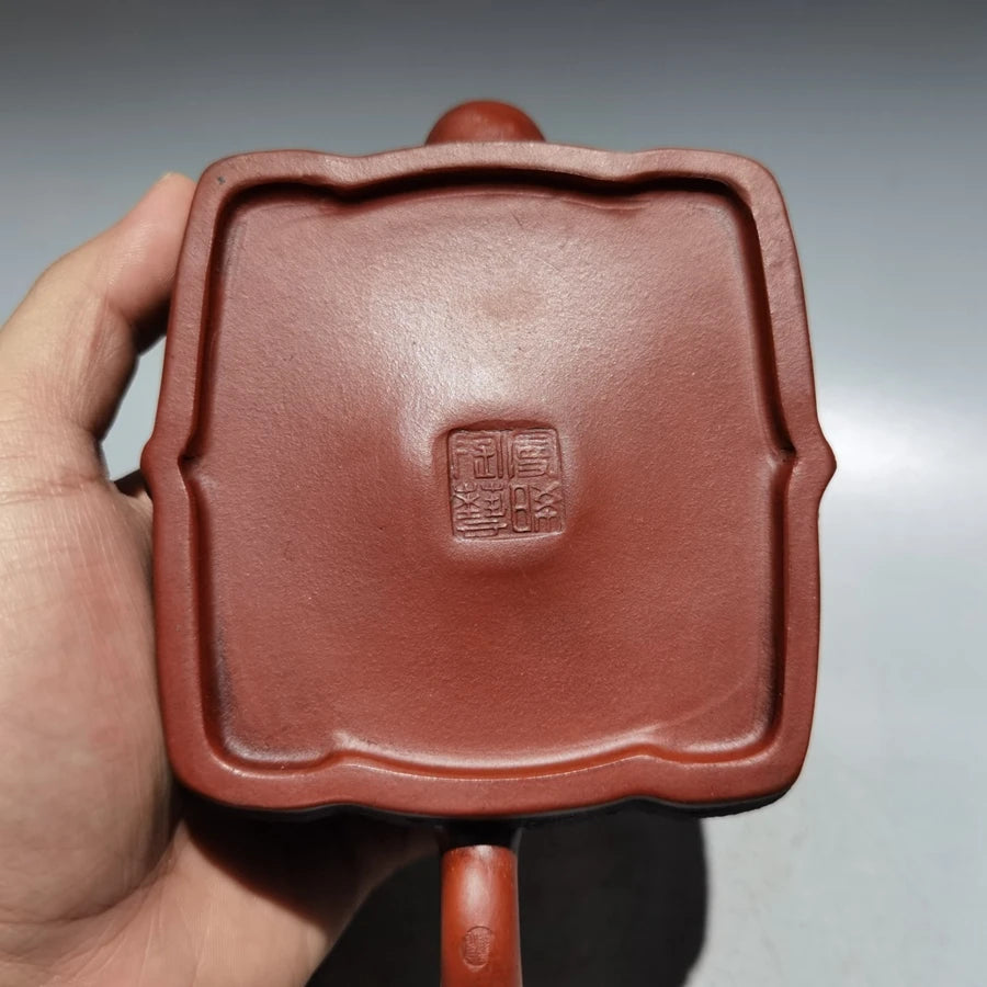 Chinese Yixing Zisha Clay Teapot  Sifang Zen Pot Gu Jingzhou 320ml