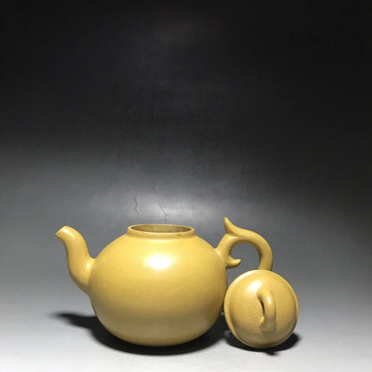 Chinese Yixing Zisha Clay Teapot  Siyuan Pot Gu Jingzhou 450ml