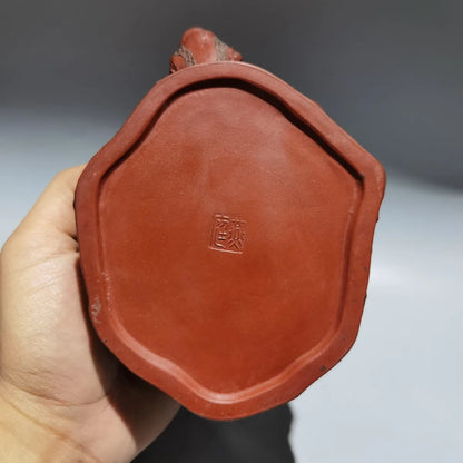 Chinese Yixing Zisha Clay Teapot  Spirit Monkey Lifting beam Pot Jiang Yanting 480ml