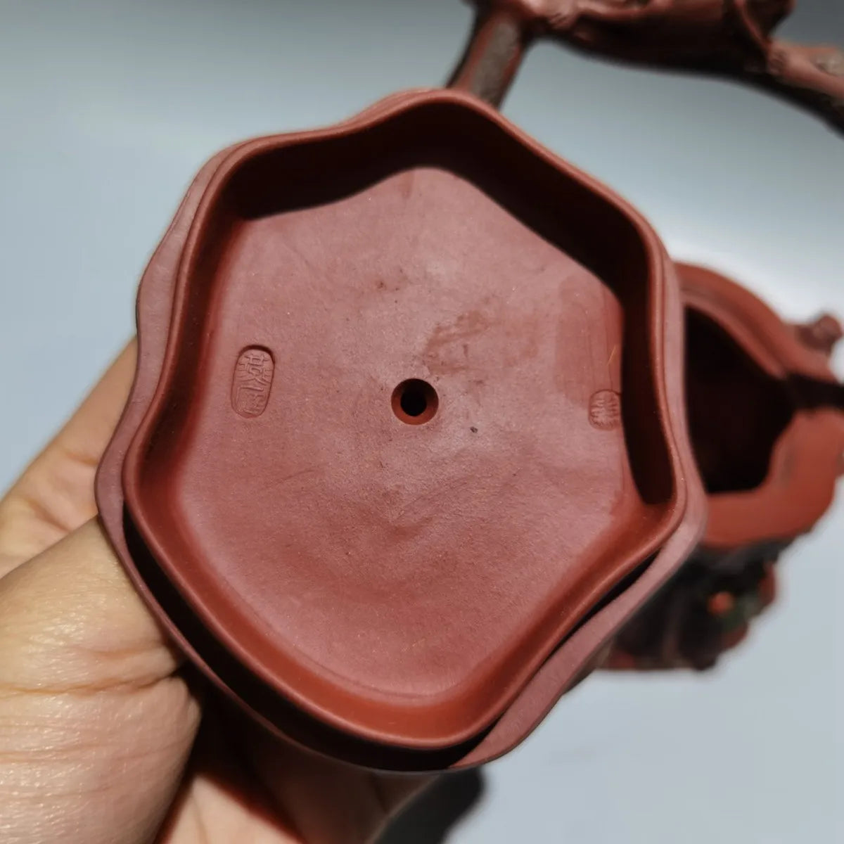 Chinese Yixing Zisha Clay Teapot  Spirit Monkey Lifting beam Pot Jiang Yanting 480ml
