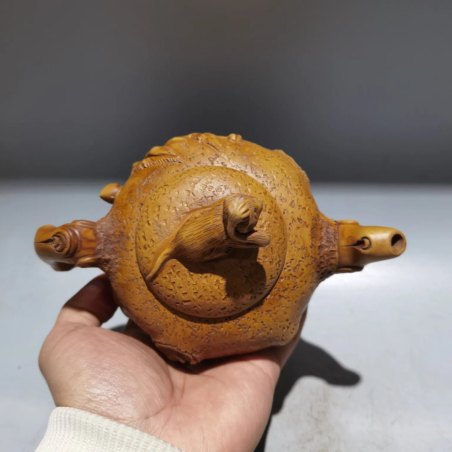 Chinese Yixing Zisha Clay Teapot  Spirit Monkey Spring Pot Chen Mingyuan 360ml
