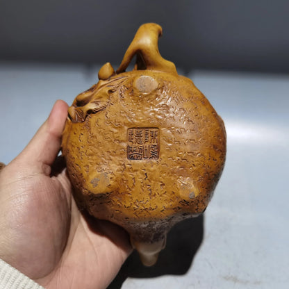 Chinese Yixing Zisha Clay Teapot  Spirit Monkey Spring Pot Chen Mingyuan 360ml