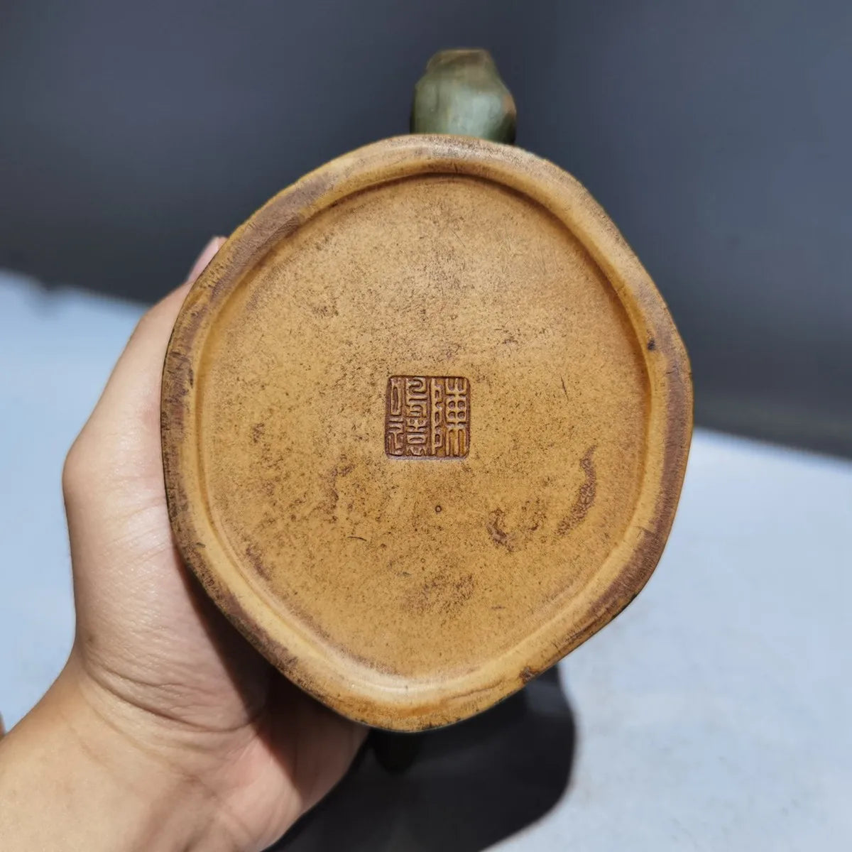 Chinese Yixing Zisha Clay Teapot  Spirit Monkey Tree Stake Pot Chen Mingyuan 320ml