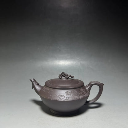 Chinese Yixing Zisha Clay Teapot  Spring Pot Jiang Rong 300ml