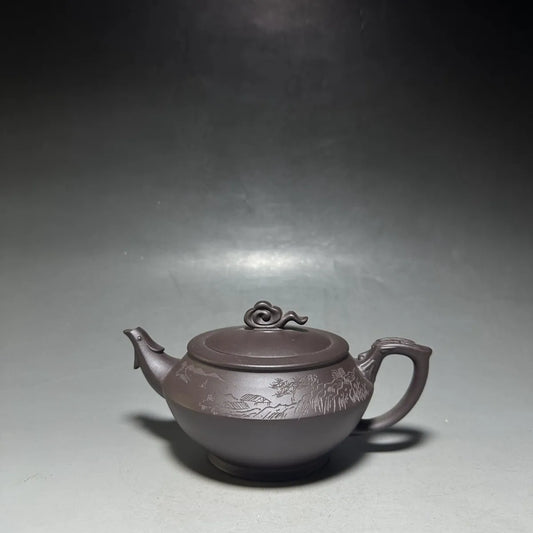 Chinese Yixing Zisha Clay Teapot  Spring Pot Jiang Rong 300ml