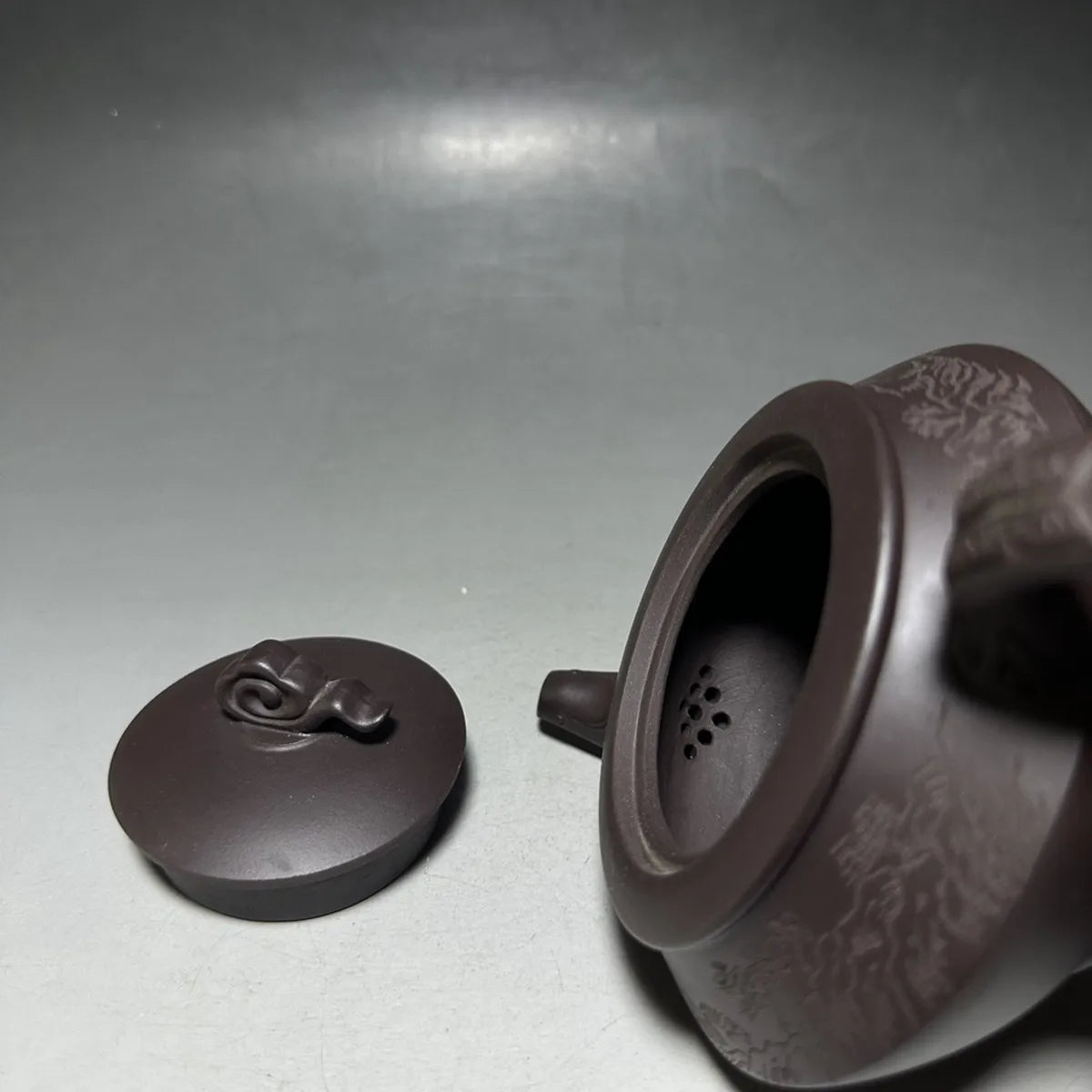 Chinese Yixing Zisha Clay Teapot  Spring Pot Jiang Rong 300ml