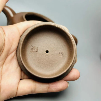 Chinese Yixing Zisha Clay Teapot  Spring Rhyme Pot  Jin Ding Trademark  320ml