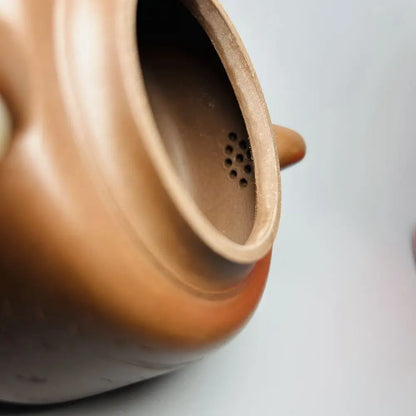 Chinese Yixing Zisha Clay Teapot  Spring Rhyme Pot  Jin Ding Trademark  320ml