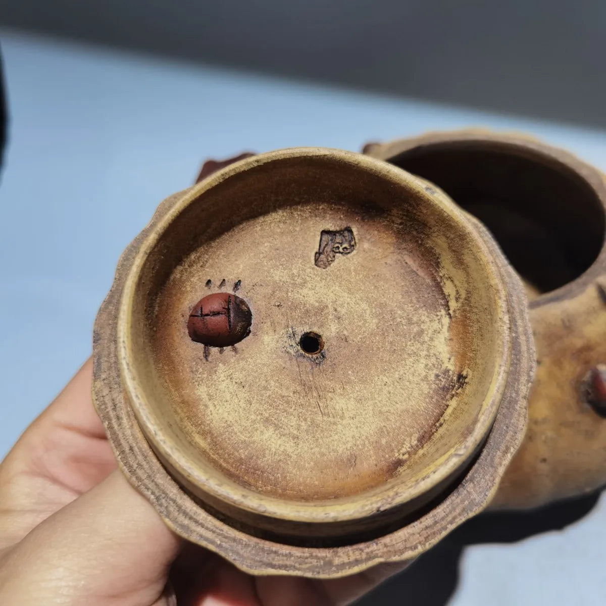 Chinese Yixing Zisha Clay Teapot  Spring offering Stone Ladle Pot Gongchun 420ml