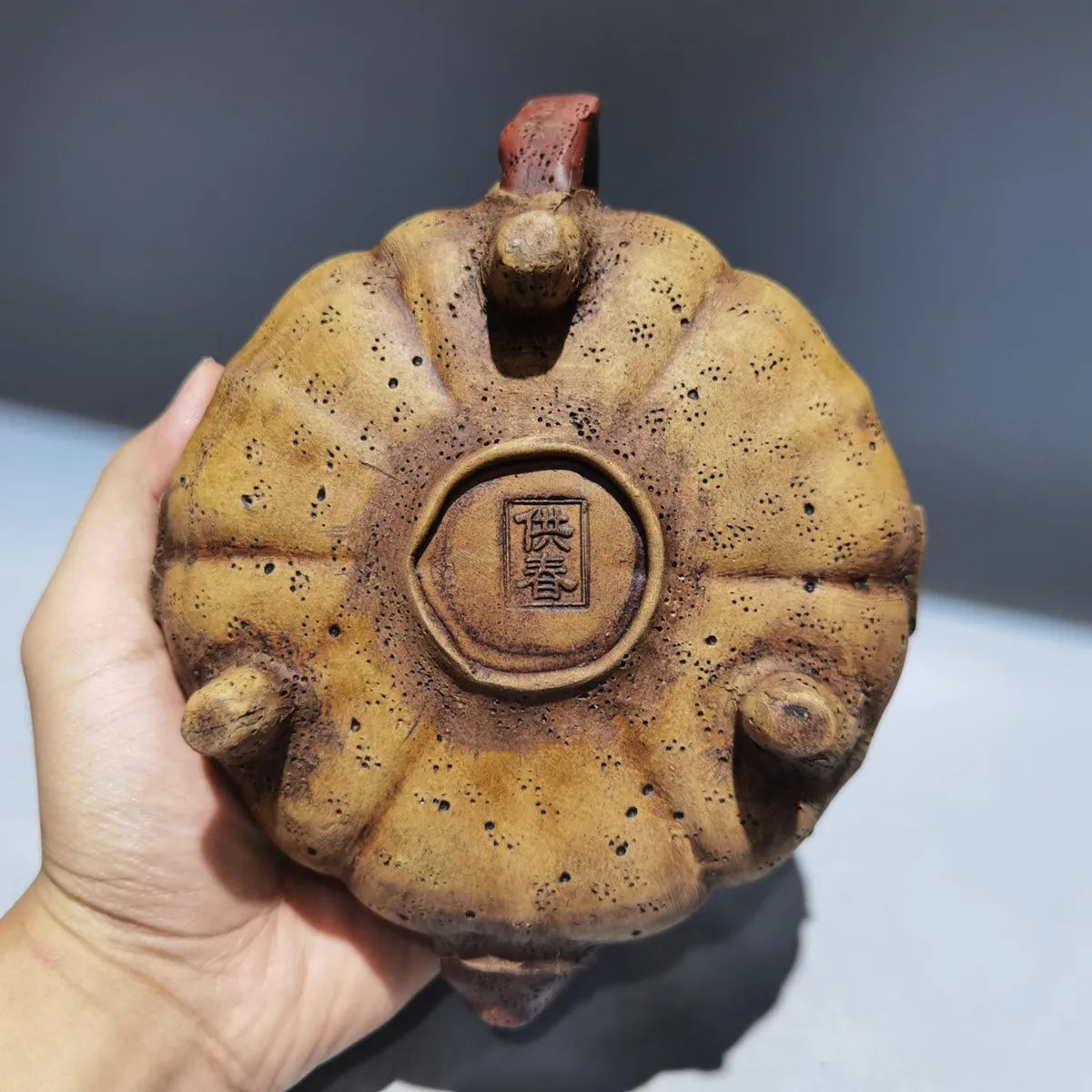 Chinese Yixing Zisha Clay Teapot  Spring offering Stone Ladle Pot Gongchun 420ml