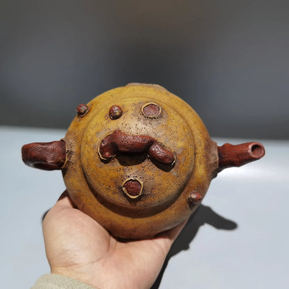 Chinese Yixing Zisha Clay Teapot  Spring supply Pot  Jinsha Temple Monk 400ml