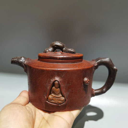 Chinese Yixing Zisha Clay Teapot  Spring supply Pot  Jinsha Temple Monk 420ml