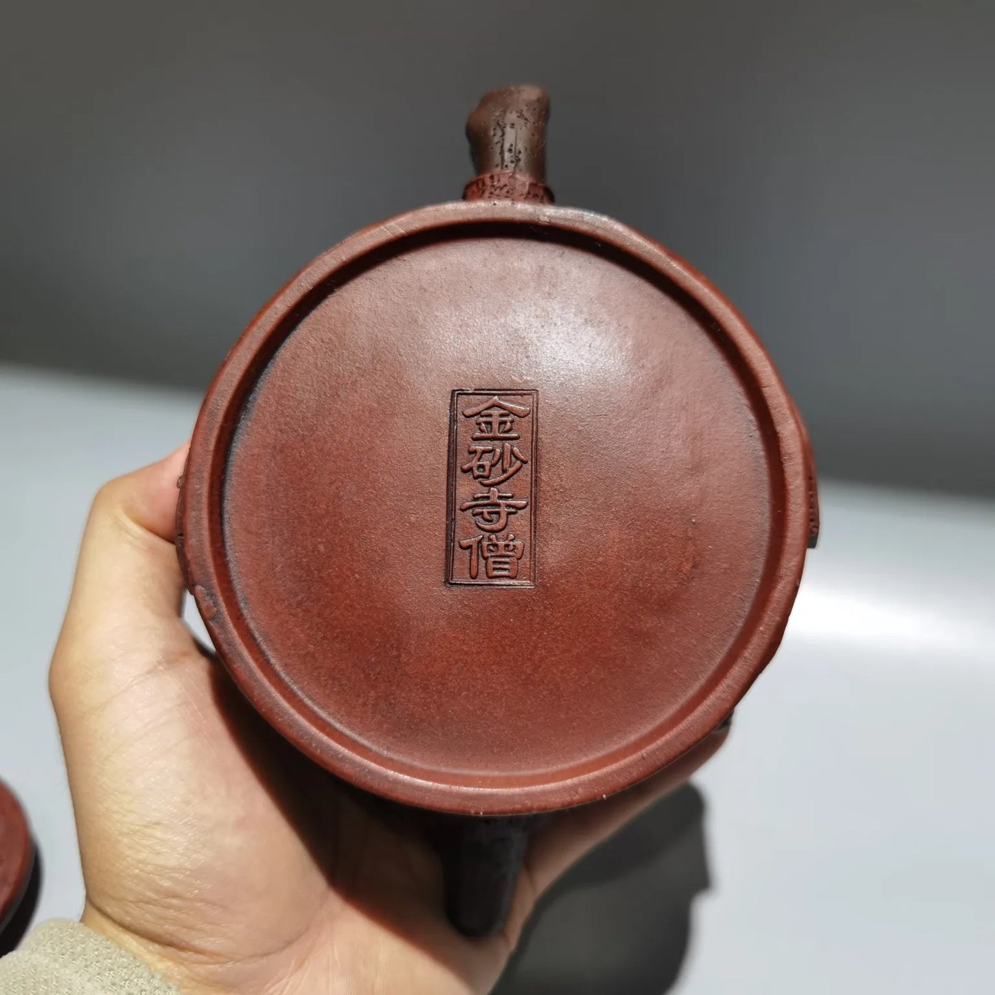 Chinese Yixing Zisha Clay Teapot  Spring supply Pot  Jinsha Temple Monk 420ml