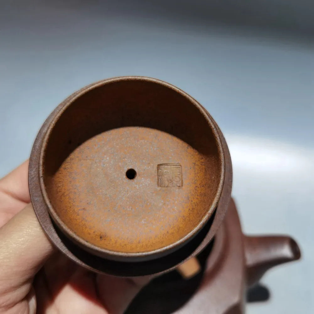 Chinese Yixing Zisha Clay Teapot  Square Pot Gu Jingzhou 360ml