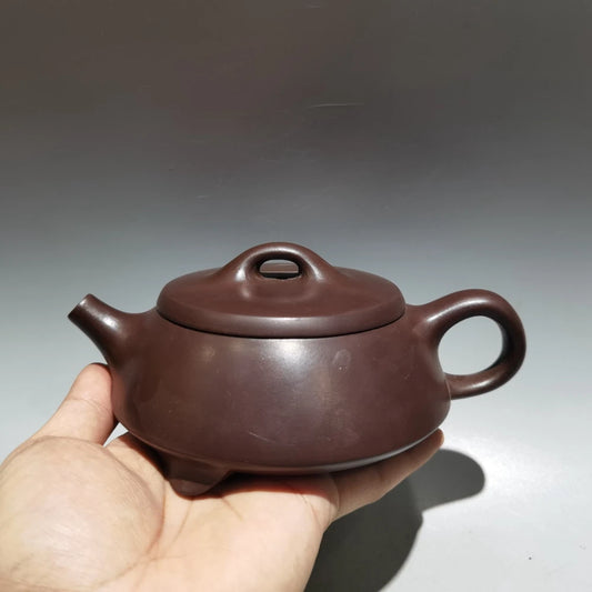 Chinese Yixing Zisha Clay Teapot  Stone Ladle Pot Gu Jingzhou 300ml