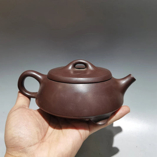 Chinese Yixing Zisha Clay Teapot  Stone Ladle Pot Gu Jingzhou 300ml