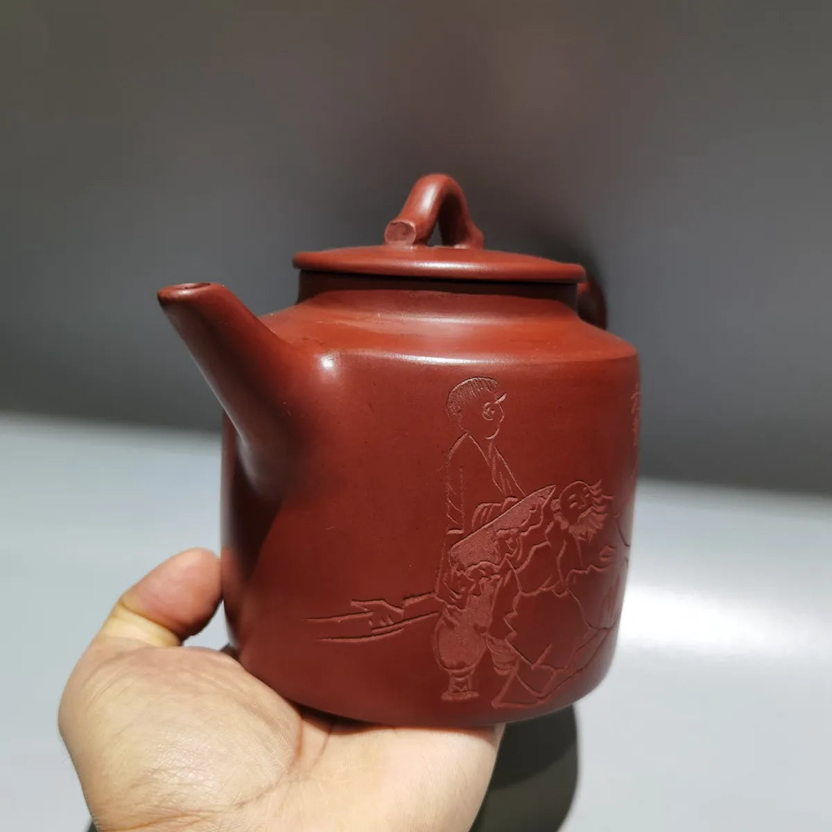 Chinese Yixing Zisha Clay Teapot  Straight tube Pot  Fan Zeng 560ml