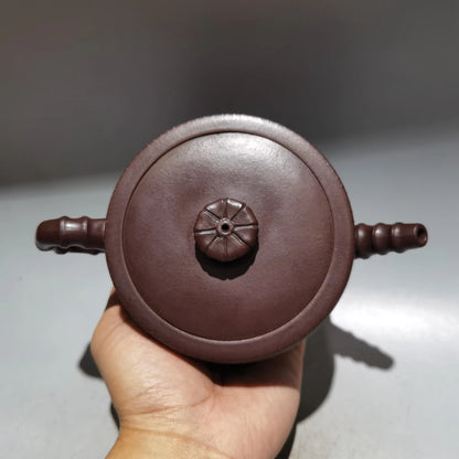 Chinese Yixing Zisha Clay Teapot  Thread Bamboo Pot Meidiao Ding system 420ml