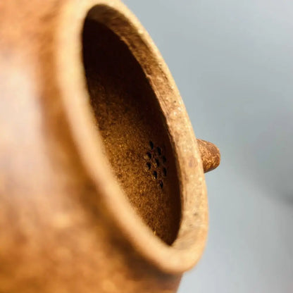 Chinese Yixing Zisha Clay Teapot  Three Foot Milk Ding Pot Gao Haigeng 380ml