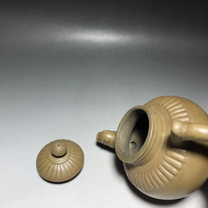 Chinese Yixing Zisha Clay Teapot  Three legged Dragon King Pot  Shi Dabin 450ml