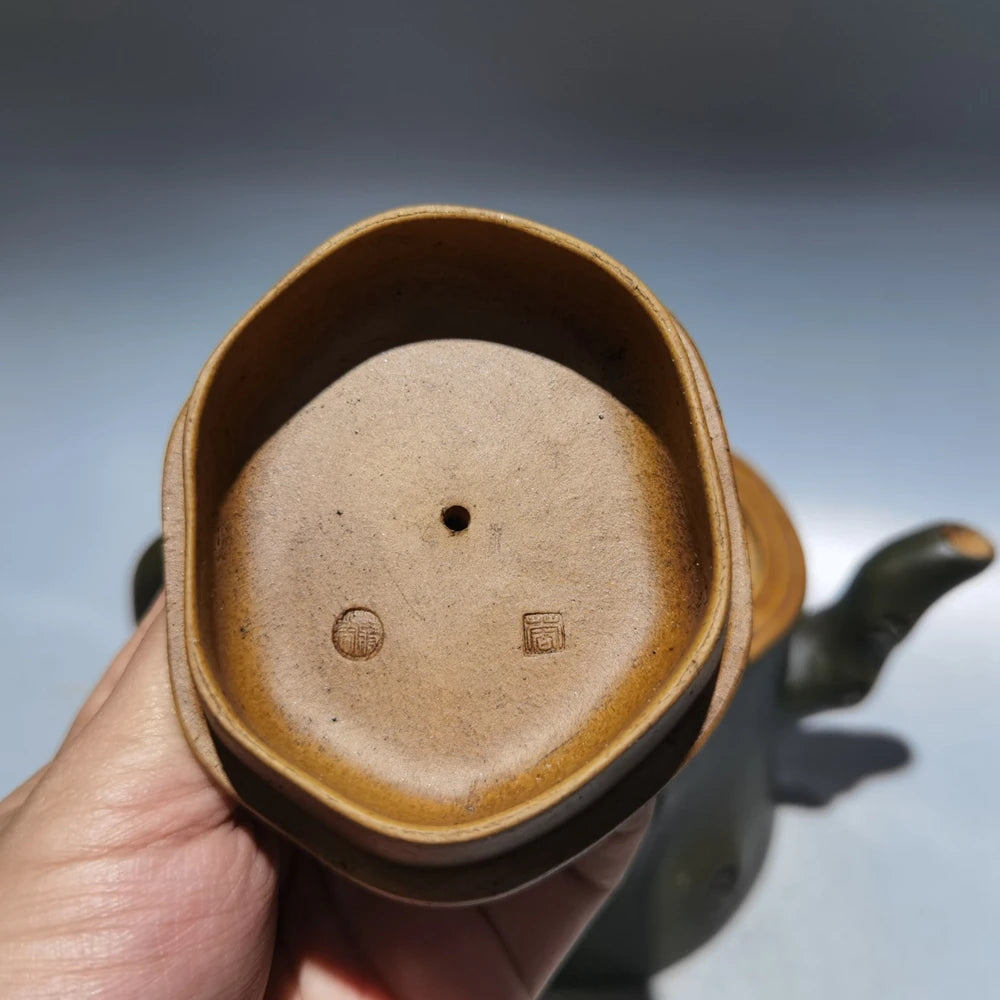 Chinese Yixing Zisha Clay Teapot  Tree Stake Pot Jiang Rong 350ml