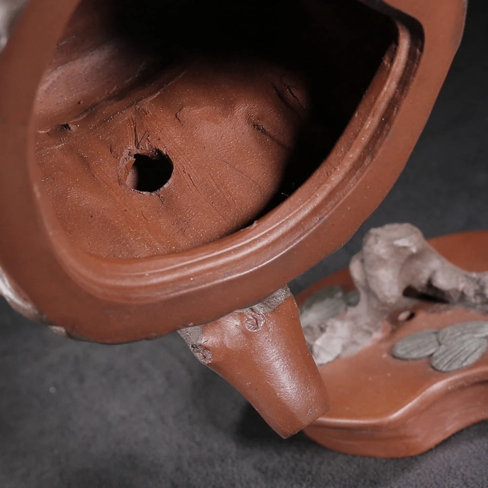 Chinese Yixing Zisha Clay Teapot  Tree stump Pot  Wang Youlan 700ml