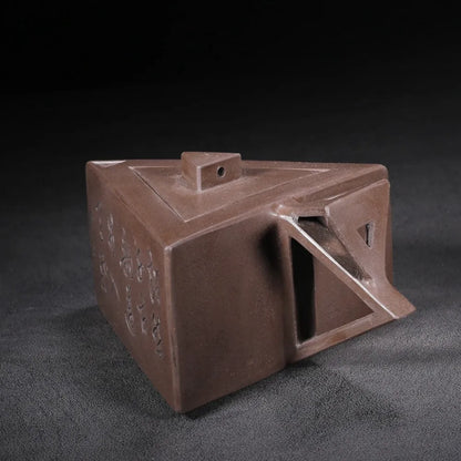 Chinese Yixing Zisha Clay Teapot  Triangle Pot Shi Xiaoma 300ml