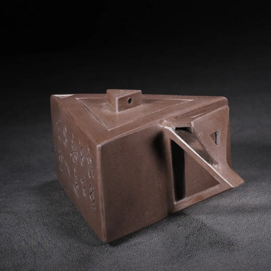 Chinese Yixing Zisha Clay Teapot  Triangle Pot Shi Xiaoma 300ml