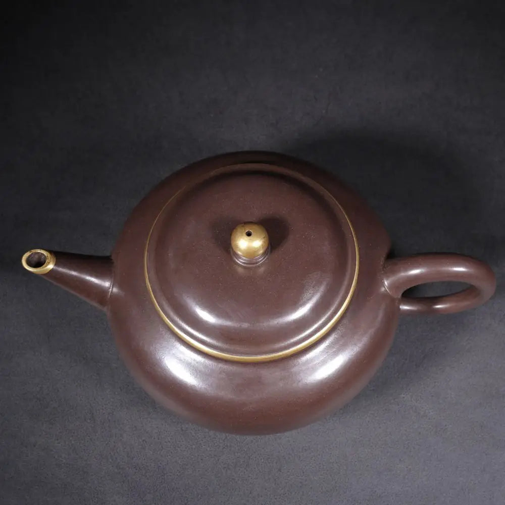 Chinese Yixing Zisha Clay Teapot  Tripod level Pot Gongju 520ml