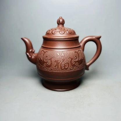 Chinese Yixing Zisha Clay Teapot  Virtue carries blessings Pot Xu Hantang 600ml