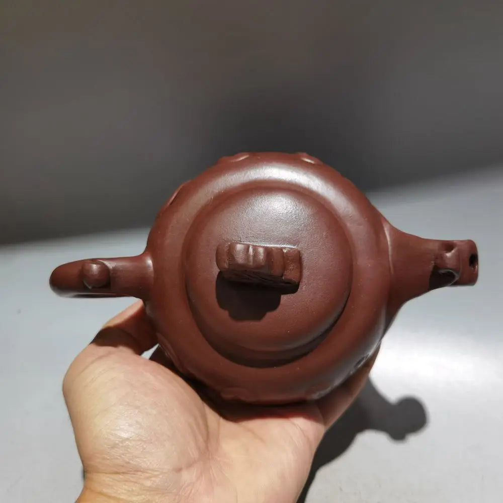 Chinese Yixing Zisha Clay Teapot  Water Wave Pot Wang Yinxian 320ml