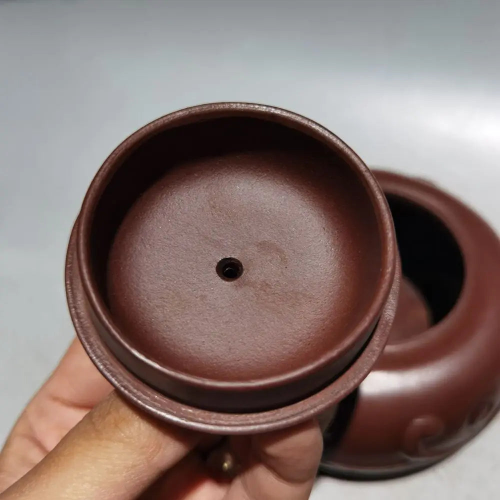 Chinese Yixing Zisha Clay Teapot  Water Wave Pot Wang Yinxian 320ml