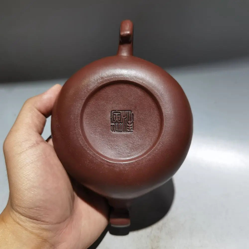 Chinese Yixing Zisha Clay Teapot  Water Wave Pot Wang Yinxian 320ml