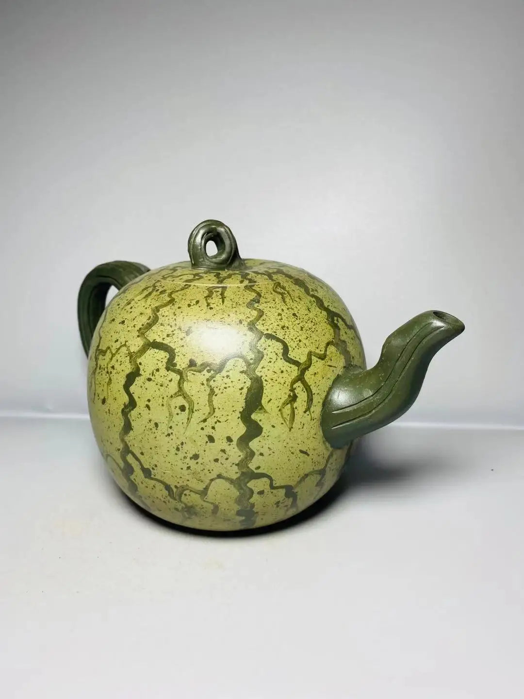 Chinese Yixing Zisha Clay Teapot  Watermelon Pot Jiang Rong 700ml