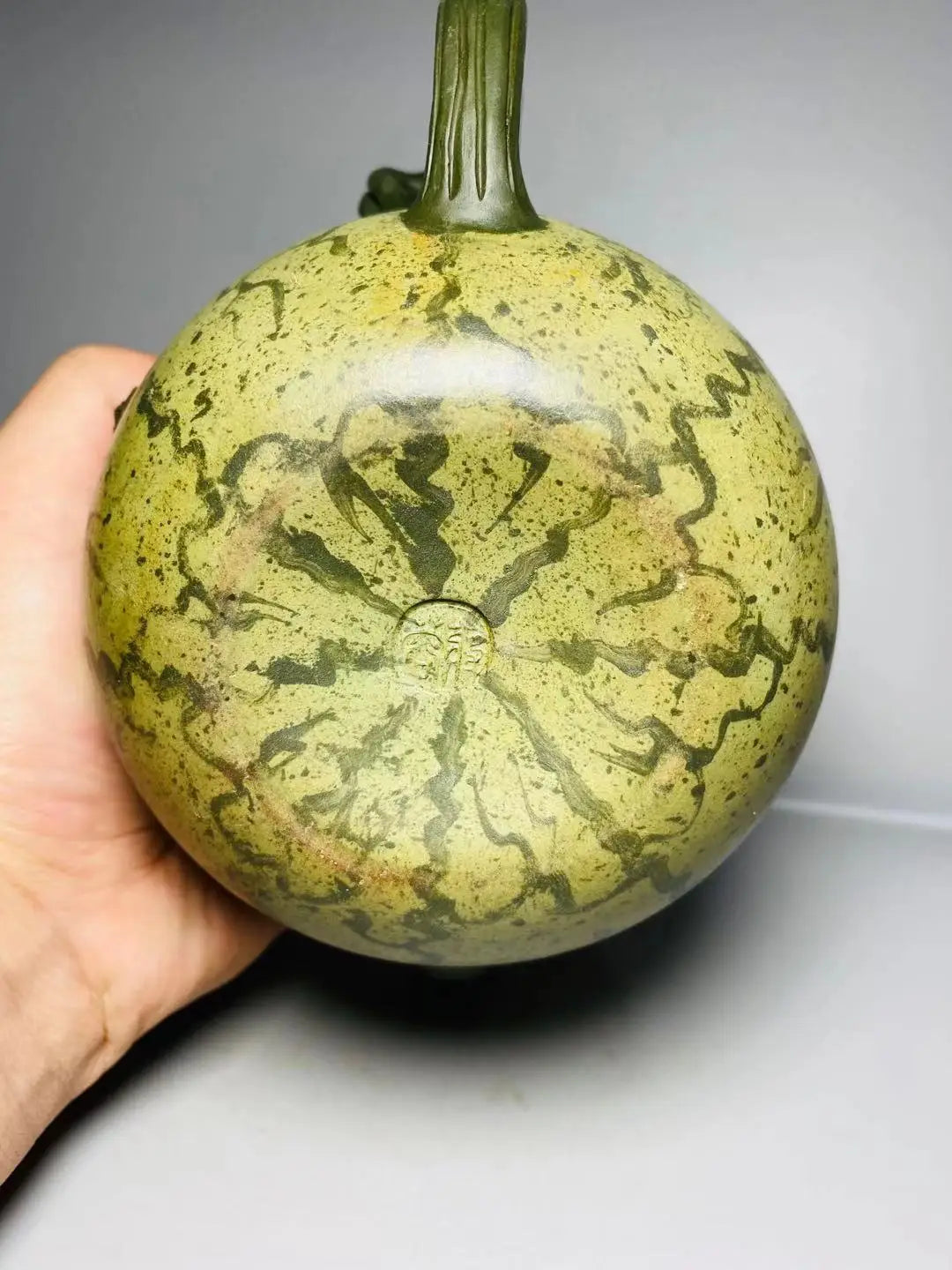 Chinese Yixing Zisha Clay Teapot  Watermelon Pot Jiang Rong 700ml