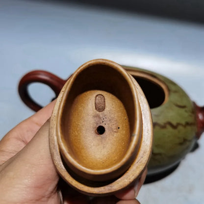 Chinese Yixing Zisha Clay Teapot  Watermelon Pot Jiang Yanting 480ml