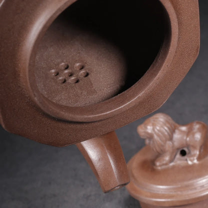 Chinese Yixing Zisha Clay Teapot  Weizhen Bafang Pot  Secret made by Youlan 450m